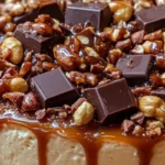 CARAMEL CHOCOLATE NUT CHEESECAKE