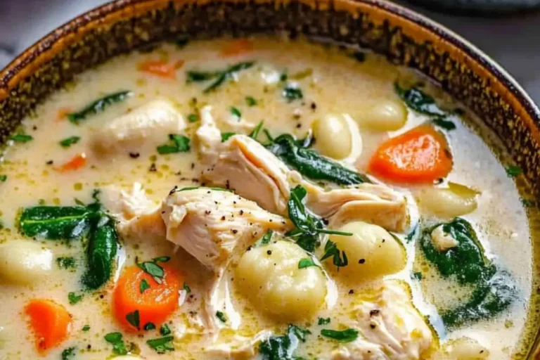 CREAMY CHICKEN GNOCCHI SOUP