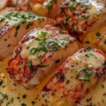 CREAMY GARLIC SEARED SCALLOPS