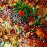 CREAMY GARLIC SPINACH CHICKEN