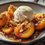 Caramelized Peaches Dessert