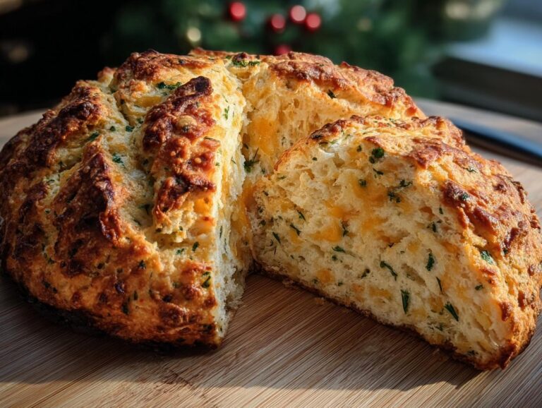 Cheddar Herb Soda Bread