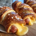 Cheesy Pretzel Dogs