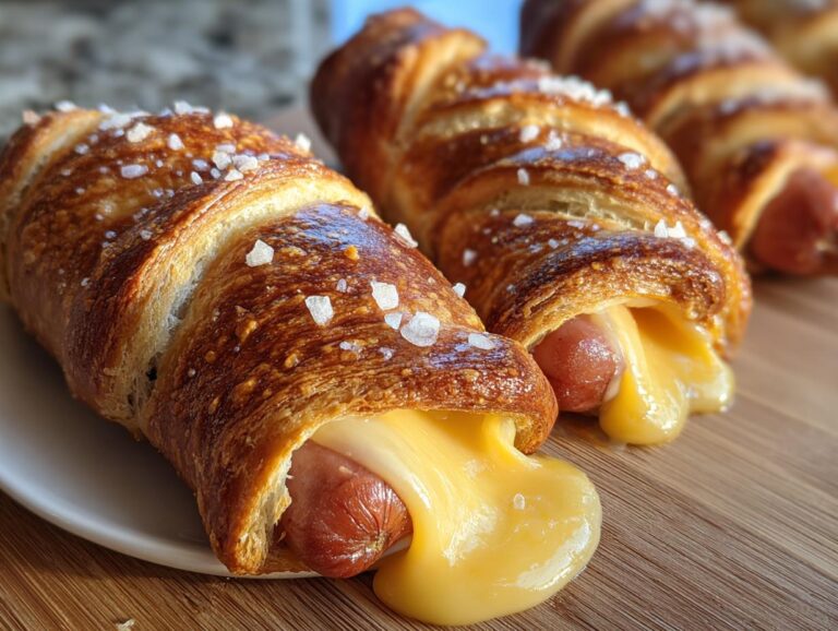 Cheesy Pretzel Dogs