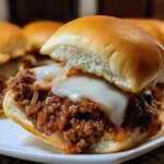 Cheesy Sloppy Joe Sliders