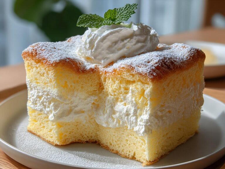 Fluffy Yogurt Cloud Cake