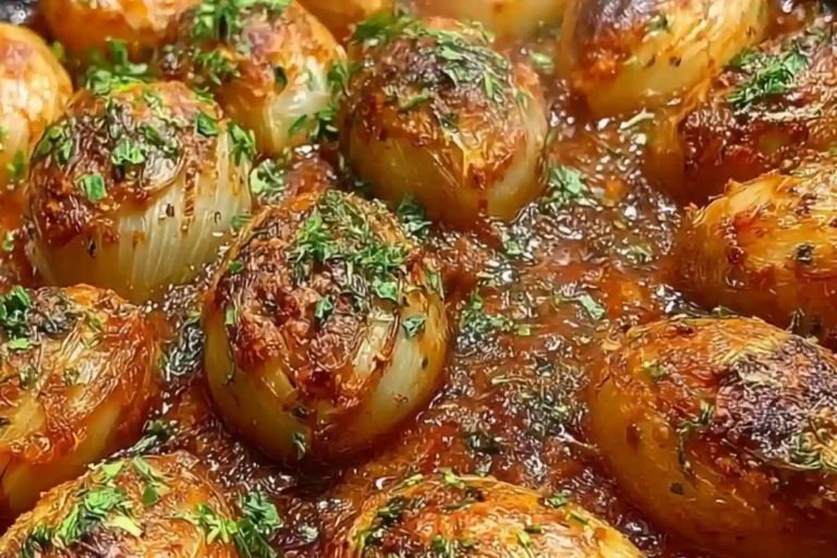 French braised onions recipe