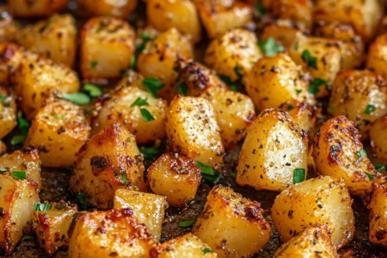 GARLIC HERB ROASTED POTATOES