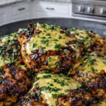 GRILLED CHICKEN WITH CREAMY HERB SAUCE