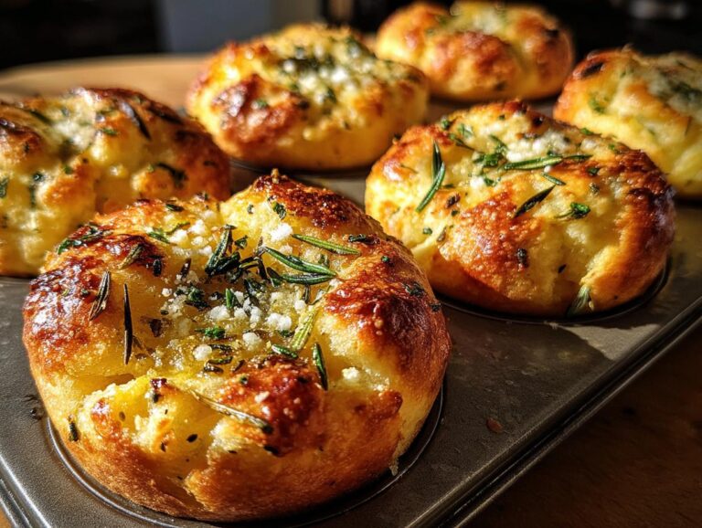 Garlic Rosemary Muffins