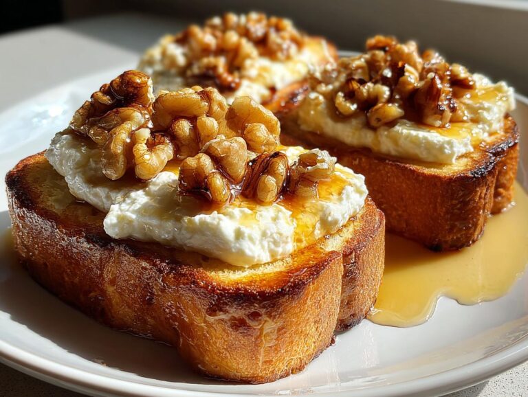 Honey Ricotta Toast