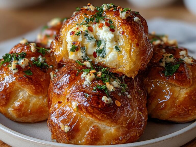 Hot Honey Garlic Knots