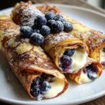 Keto Blueberry Roll-Ups