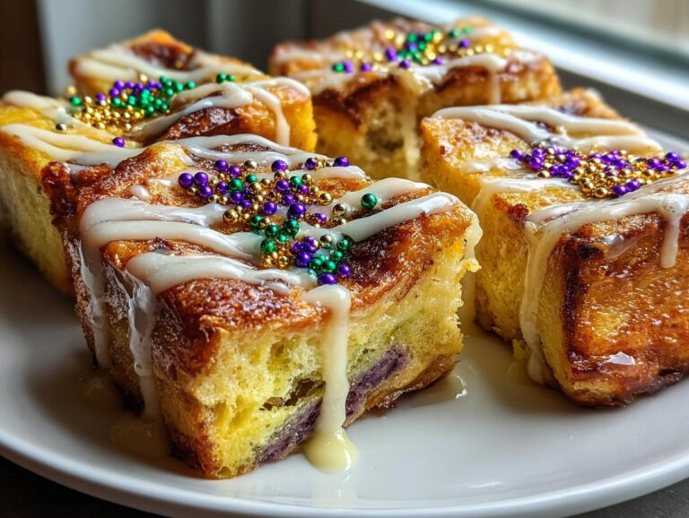 King Cake French Toast Bake