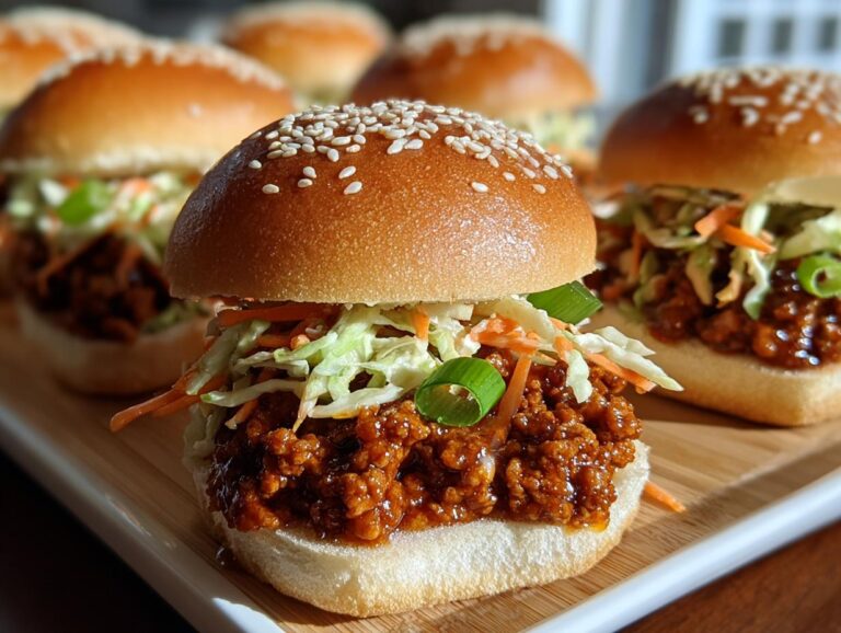 Korean Turkey Sliders