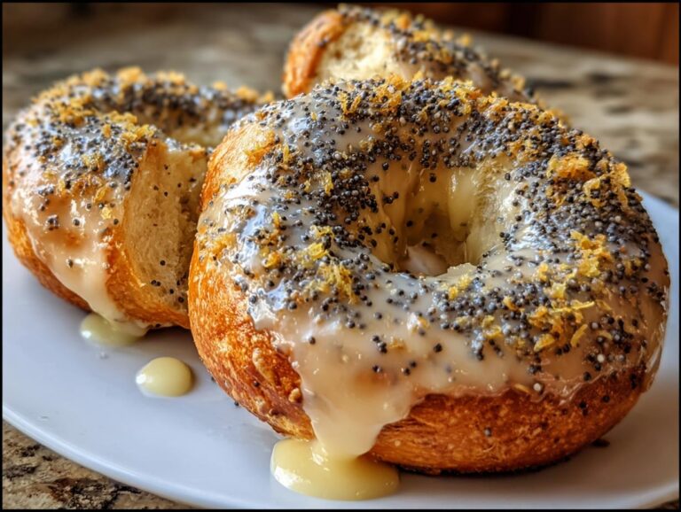 Lemon Poppy Seed Bagels