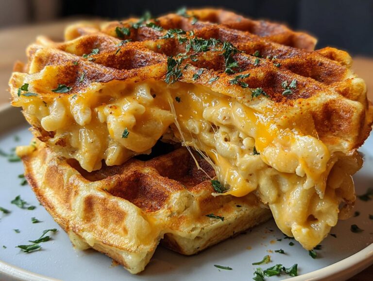 Mac and Cheese Waffles