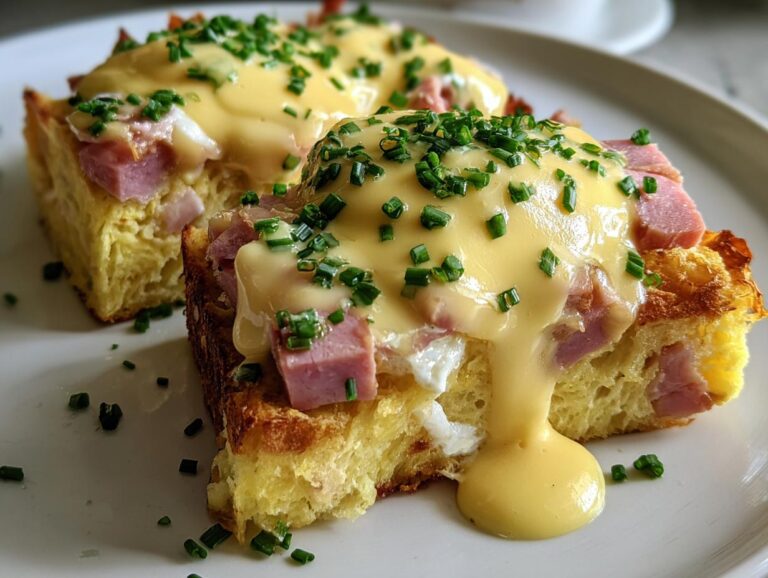 Overnight Eggs Benedict Casserole