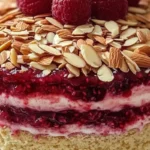 RASPBERRY ALMOND CREAM CAKE