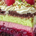 RASPBERRY PISTACHIO DREAM CAKE