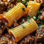 RIGATONI BOLOGNESE