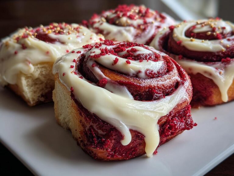 Red Velvet Cinnamon Rolls