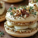 SAVORY THYME & WALNUT MACARONS