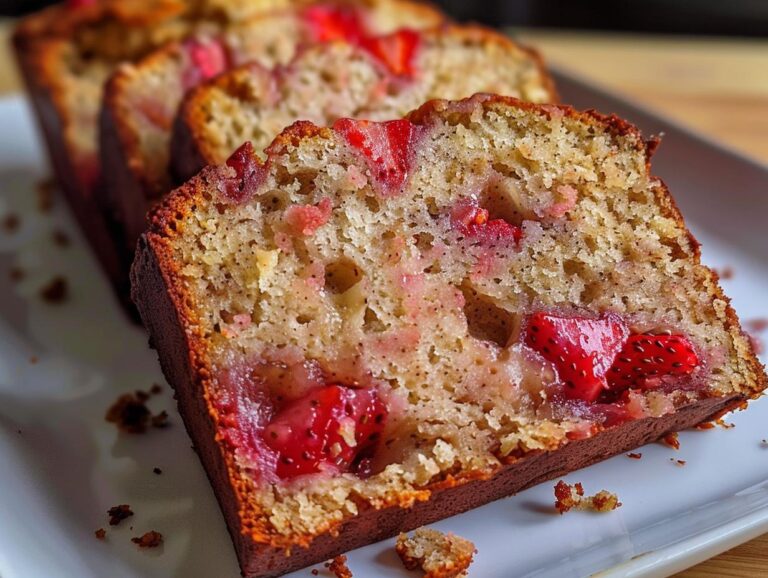 Strawberry Banana Bread