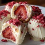 Strawberry Cheesecake Truffles