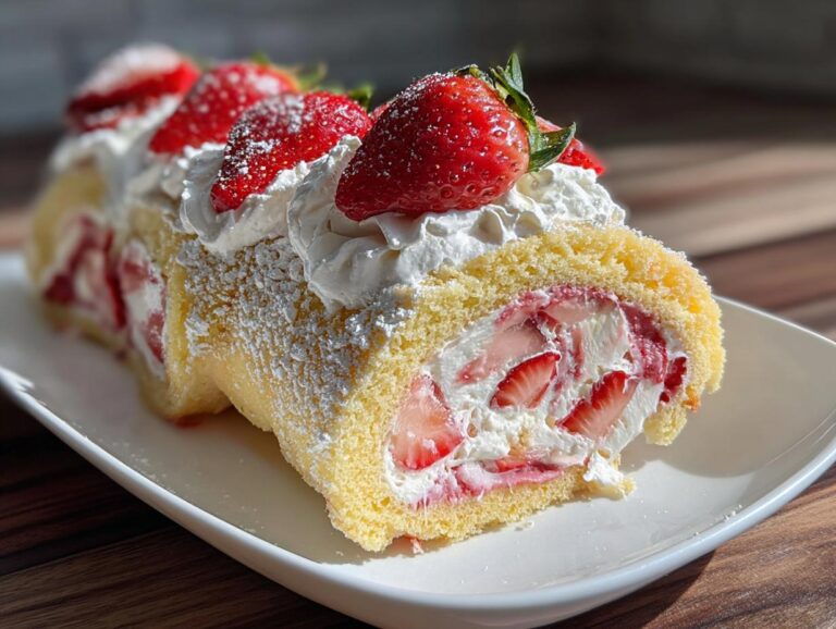 Strawberry Shortcake Cheesecake Rolls