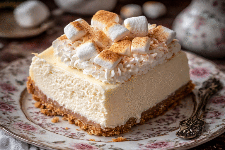 TOASTED MARSHMALLOW CHEESECAKE