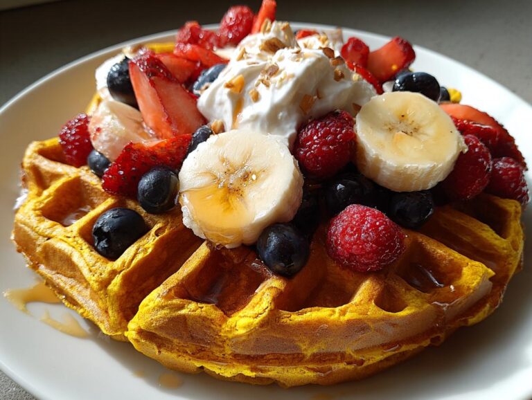 Turmeric Anti-Inflammatory Waffles