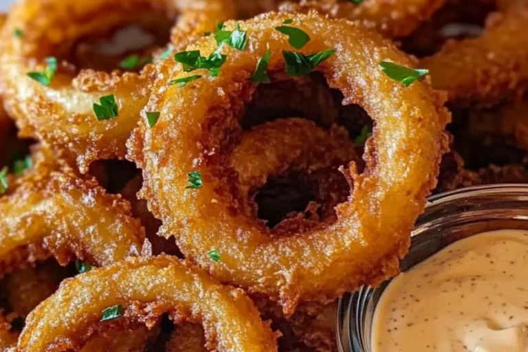 beer battered onion rings