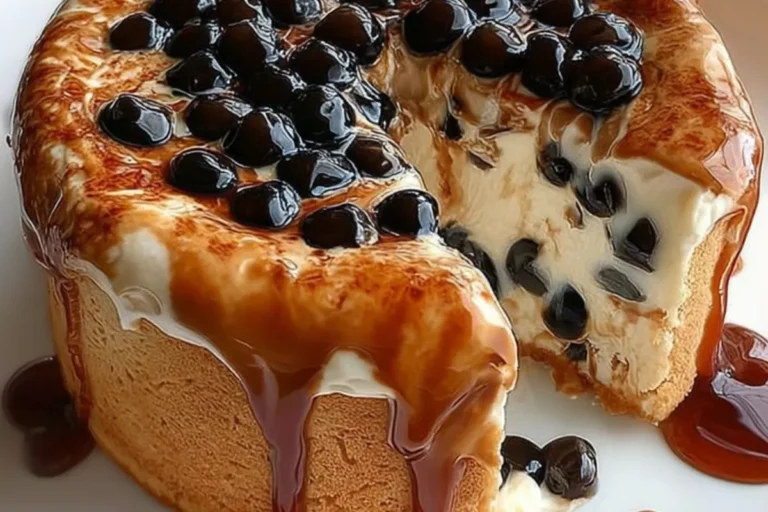 brown sugar boba cheesecake