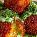 cheese stuffed potato croquettes