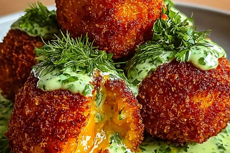 cheese stuffed potato croquettes