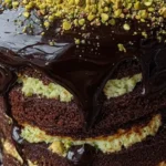 chocolate pistachio cake