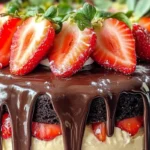 chocolate strawberry cake