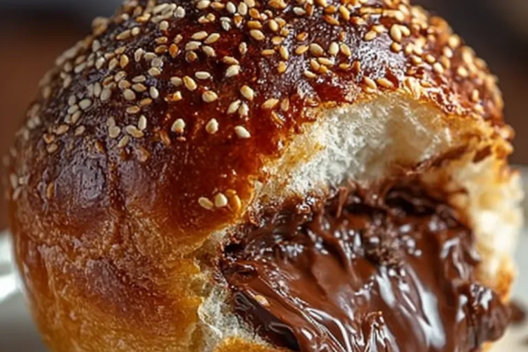 chocolate stuffed brioche buns