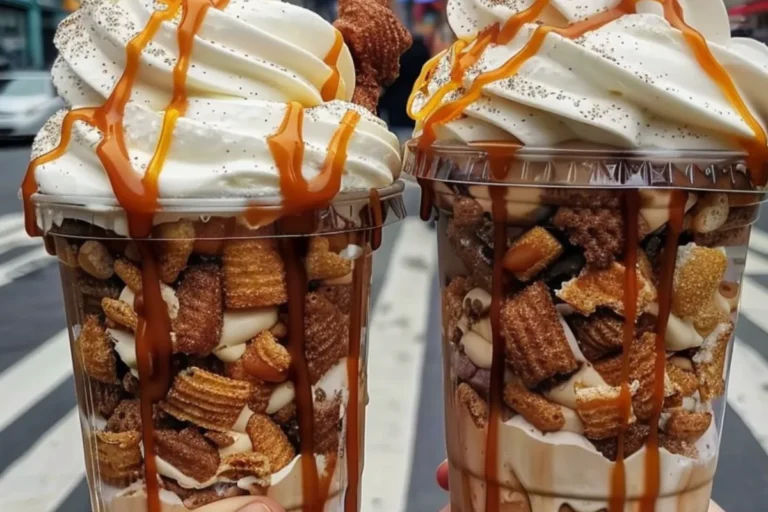 churro sundae cups