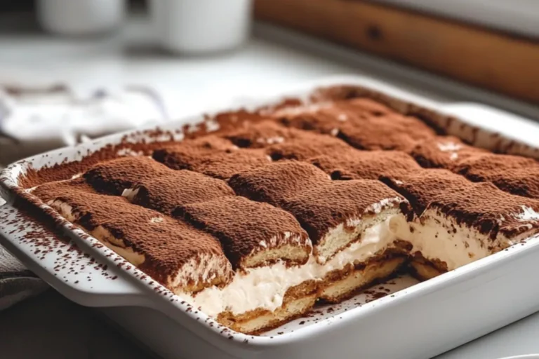 classic no-bake tiramisu