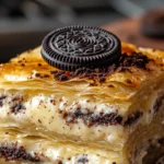 cookies and cream custard mille-feuille