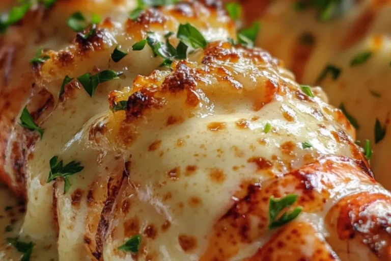 creamy cheese-stuffed lobster tails