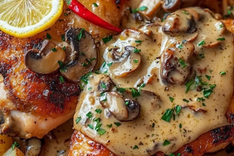 creamy mushroom chicken
