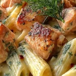 creamy salmon pasta