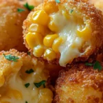 crispy cheesy corn balls