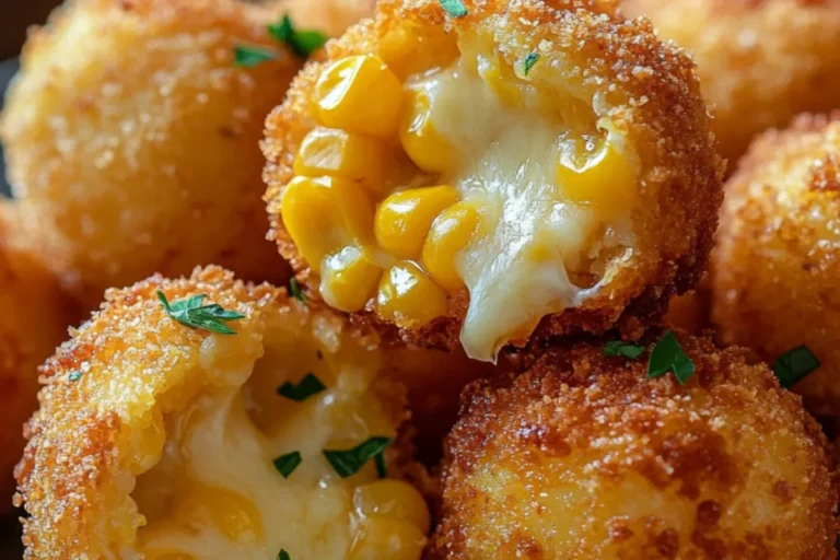 crispy cheesy corn balls