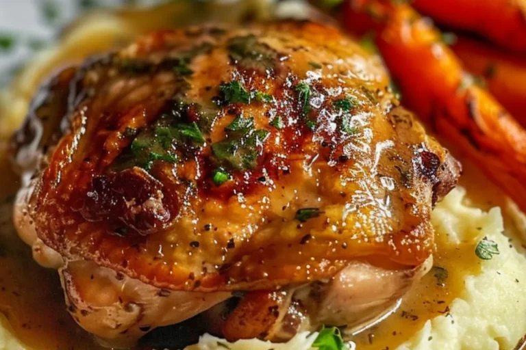 garlic herb chicken thighs
