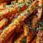 garlic parmesan sweet potato fries