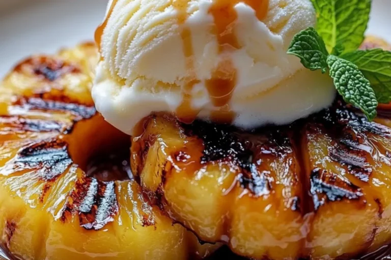 grilled pineapple dessert